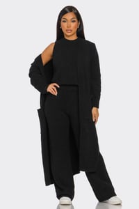 Image 1 of Keep It Cozy DIVA 3 Piece Set - Black