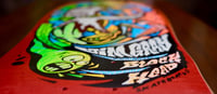 Image 3 of BLOCKHEAD SKATEBOARD DECK- Jim Gray Angry Man #2 Signed and Numbered