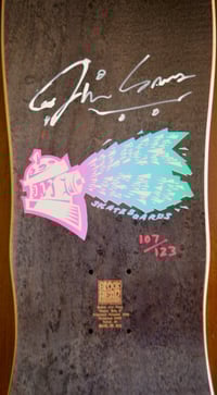 Image 5 of BLOCKHEAD SKATEBOARD DECK- Jim Gray Angry Man #2 Signed and Numbered