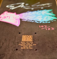 Image 7 of BLOCKHEAD SKATEBOARD DECK- Jim Gray Angry Man #2 Signed and Numbered