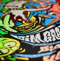 Image 6 of BLOCKHEAD SKATEBOARD DECK- Jim Gray Angry Man #2 Signed and Numbered