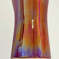 Image 7 of XXL Vase Verceram en céramique d’art, années 50/60, émail rouge bordeaux irisé