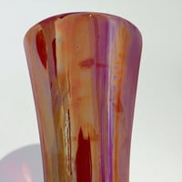 Image 8 of XXL Vase Verceram en céramique d’art, années 50/60, émail rouge bordeaux irisé