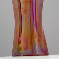 Image 9 of XXL Vase Verceram en céramique d’art, années 50/60, émail rouge bordeaux irisé
