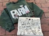 Farm Life Crew + Support Local Farmers Tee