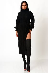 Image 1 of Cable Knit DIVA Sweater (More Colors)