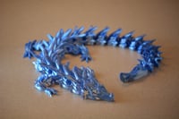Image 2 of 💙🌊 3D Printed Water Dragon – Flowing Elegance, Mythical Power! 🐉✨