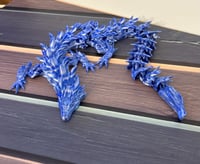 Image 4 of 💙🌊 3D Printed Water Dragon – Flowing Elegance, Mythical Power! 🐉✨