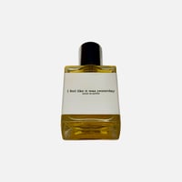 and parfum — I feel like it was yesterday