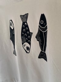 Image 1 of HALAK! - Kézzel nyomott crop shirt / Handprinted