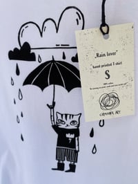 Image 3 of Rain Lover - Kézzel nyomott póló / Handprinted