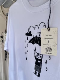 Image 2 of Rain Lover - Kézzel nyomott póló / Handprinted