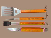 Image 2 of BBQ Utensil Set & Apron w/Local One Logo