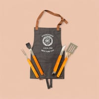 Image 1 of BBQ Utensil Set & Apron w/Local One Logo