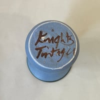 Image 9 of Vase en grès bleu lavande vintage de Knights of Tintagel - Cornouailles - 1960 - 1970