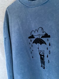 Image 3 of Rain Lover - Kézzel nyomott pulóver / Handprinted