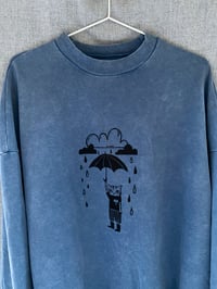 Image 1 of Rain Lover - Kézzel nyomott pulóver / Handprinted