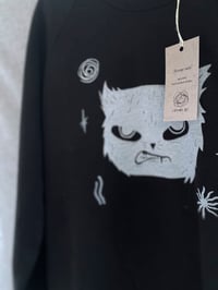 Image 2 of Strange Smile - Kézzel nyomott pulóver / Handprinted