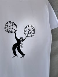 Image 3 of Dancing with my donuts! - Kézzel nyomott póló