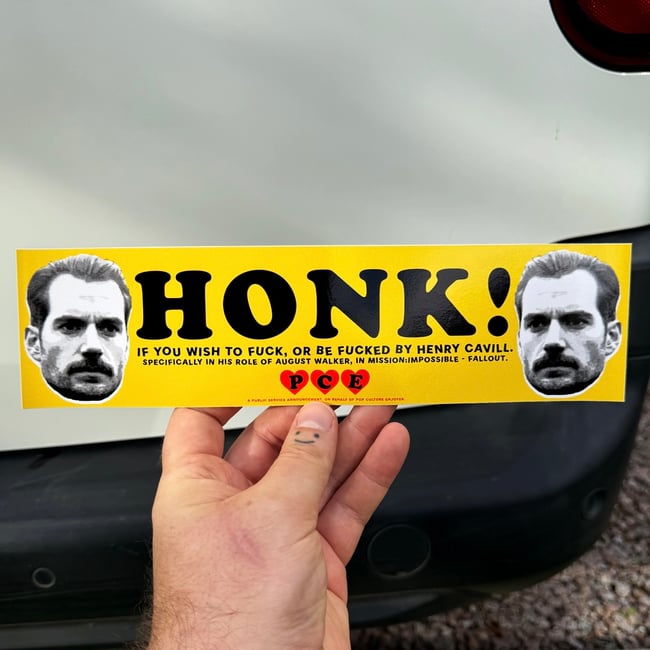 HONK! BUMPER STICKER - Drew Millward
