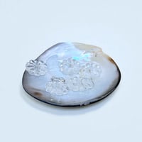 Image 5 of Grand vide-poche huître perlière en nacre polie vintage - 1970s