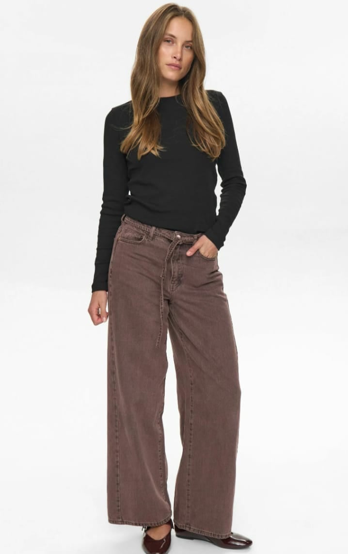 Image of 2 Pantalón Nubrooklyn black coffee washed