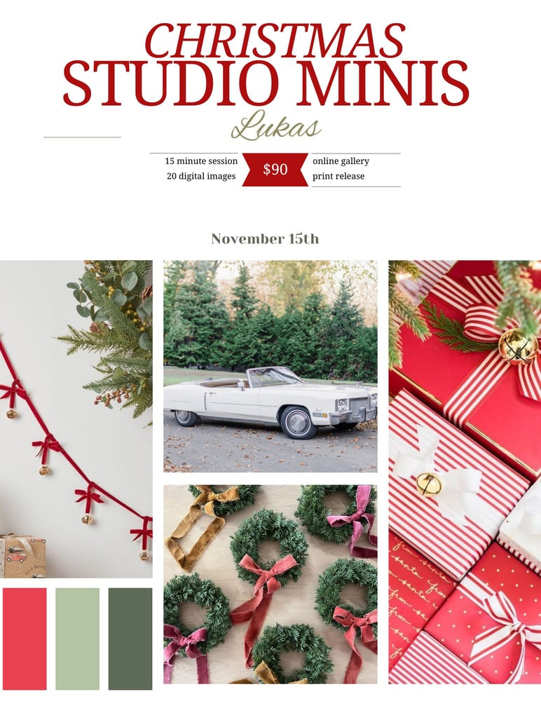 Image of Nov 16th | Christmas Studio Minis X Lukas
