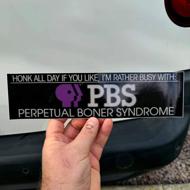 PBS BUMPER STICKER x Dogorse