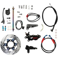 Image 1 of NCY Slammed Disc Conversion Kit (4 Piston Caliper) Black