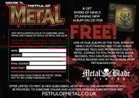 FISTFUL OF METAL SUBSCRIPTION