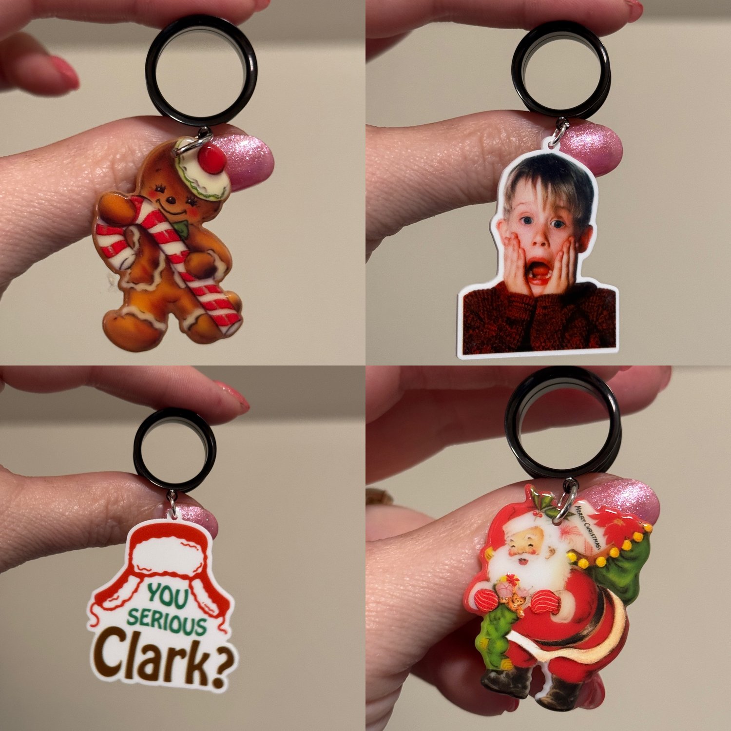 Image of Classic Holiday Dangles (sizes 4g-2")