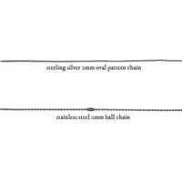 Image 6 of Poison Ivy necklace in sterling silver or gold