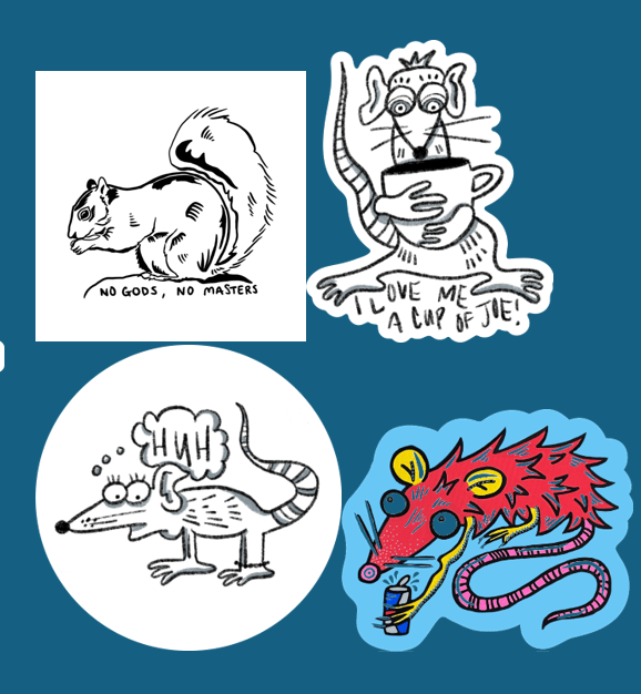 Image of Rodent Stickers