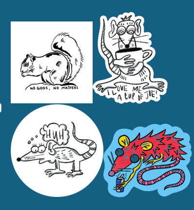 Image of Rodent Stickers