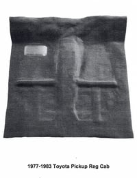Image 1 of 79-83 Toyota Pickup Carpet Kit 2-Door