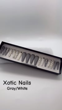 Image 1 of Matte/ Glossy Gray and White