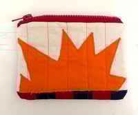 Image 2 of Spark pouch- Ecru and Orange 