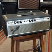 Image 1 of 1968 Fender Silverface Drip Edge Bassman Tube Amplifier Head