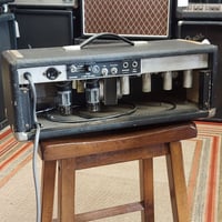 Image 2 of 1968 Fender Silverface Drip Edge Bassman Tube Amplifier Head
