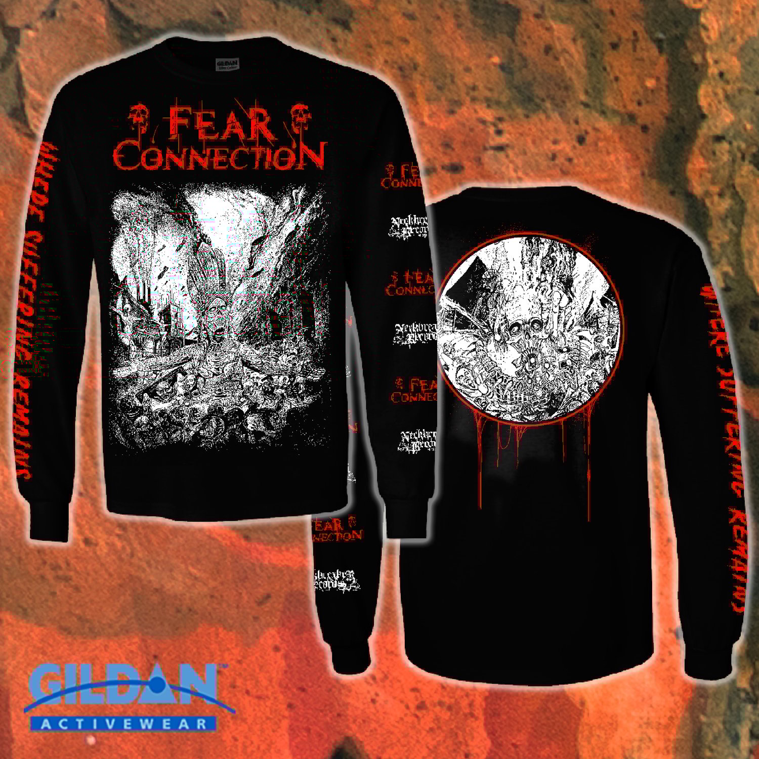 Image of  Fear Connection- Where Suffering Remains Longsleeve Preorder
