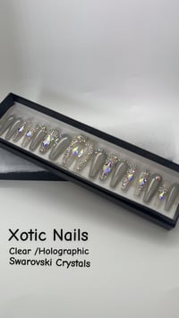 Image 1 of Clear / Holographic/Swarovski 