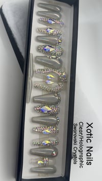 Image 2 of Clear / Holographic/Swarovski 