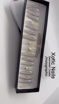 Image 2 of Clear / Holographic/ Swarovski Crystals