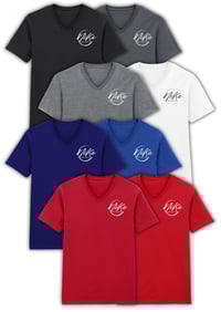 Image 1 of NiKa’s Everyday Cotton Men’s V-Neck T-Shirt 