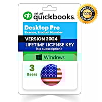 Intuit Quickbooks Desktop Pro Plus 2024 Lifetime Activation For Windows.