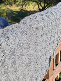 Image 3 of Grey Lace Shawl