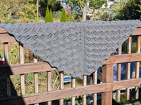 Image 4 of Grey Lace Shawl