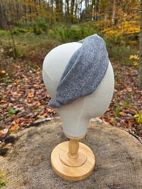 Image 3 of Pure Wool Twist Headband in Grey