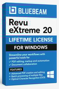 Image 1 of Bluebeam Revu Extreme 20 – Lifetime License for Windows | PDF Editing & Collaboration Software.