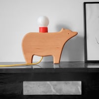 Image 1 of Ours - rouge et jaune